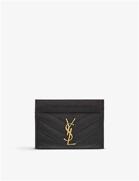 stick on card holder ysl|YSL card holder selfridges.